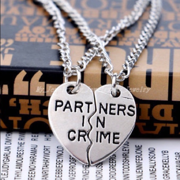 Partners In Crime Necklace Set - Picture 1 of 1